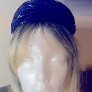 1950’s Cobalt Blue Feather Facinator